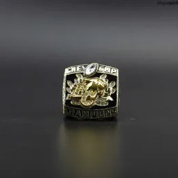 Projektant pamiątkowy pierścień pierścieni pierścienia Gray Cup 2006 CFL Canada BC Lions Gray Cup Football Champion Ring 6vkt