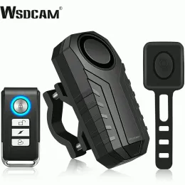 Systemy WSDCAM Waterproof Antitheft Rower Alarm z mocowaniem 113dB wibracje włamywacze motocykl rowerowy alarm rowerowy