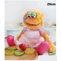 Bonecas de pelúcia P Cartoon Animo Sesame Street Gr Zoe Ernie Big Bird Festa de Aniversário de Natal Presentes de Brinquedo Recheado para Crianças 230626 Drop Deli Dhoft