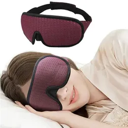 Maschere per dormire Maschera per dormire 3D Blocca la luce Maschera per dormire imbottita morbida per gli occhi Slaapmasker Ombretto Benda Aiuto per dormire Maschera per il viso Benda per gli occhi