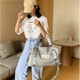 24SS Designer Aloyoga Bolsa Al Aloos Yoga Bolsa de Fitness Portátil Bolsa de Yoga Feminina Separação Molhada e Seca À Prova D 'Água Bolsa de Bagagem de Grande Capacidade Curta 2024