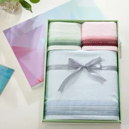 Water Absorbing Bamboo Fiber Bath Towel, Three Piece Box, Accompanying Hand Gift, Annual Meeting Gift Company