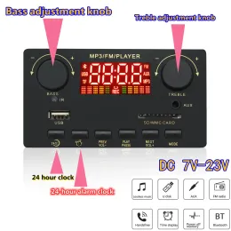 Player 2*40W 80W Amplifier Bluetooth 5.0 MP3 Player WAV Decoder Board 12V Car FM Radio Module Support TF USB AUX Handsfree Record