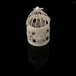 Candle Holders Cage Holder Bird Decor Hollow Candlestick Hanging Creative Bridal Home