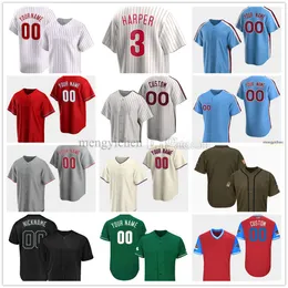 2024 Camisas de Beisebol Costuradas 45 Zack Wheeler 55 Ranger Suarez 58 Seranthony Dominguez 46 Jose Alvarado 18 Johan Rojas 49 Kolby Allard 75 Connor Brogdon 68 Max Castillo