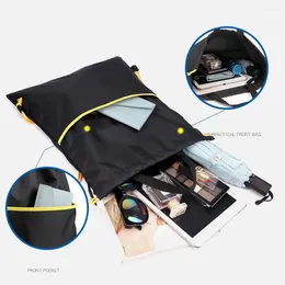 Outdoor Bags Fashion Simple For Women Riding Drawstring Pocket Sport Travel Bag Portable Sports Backpack