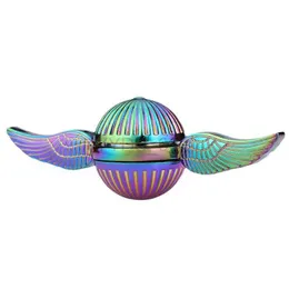 Finger Toys Golden Snitch Fidget Spinner Metal Antistress Hand fingertip gyro Rotation Cupid Spinning Top Stress Relief for Kid Adults yq240227