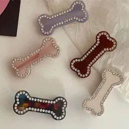 Haarschmuck Temperament Essigsäure Entenschnabel Clip Knochen Strass Seite Frauen koreanischen Stil Haarnadel