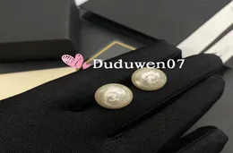 party supplies wedding gift fashion pearl earings engraved stone CC Accessories earrings bridesmaid gift good quality2504986