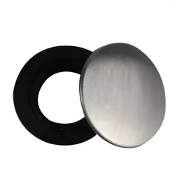 Mutfak muslukları 2pcs Paslanmaz çelik lavabo musluk deliği kapağı kısa fındık beyaz dağıtıcı (31-40mm için montaj)
