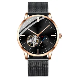 Orologi di lusso Business Fashion Eleganti occasioni formali Classici in acciaio inossidabile con zaffiro Slim Friends Regali per coppie