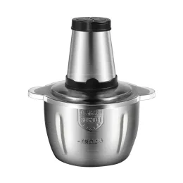 Grinders Electric Meat grinder 2/3L For kitchen Garlic crusher Food crusher Meat grinder knife Chopper for vegetable Herb Grinder Blender