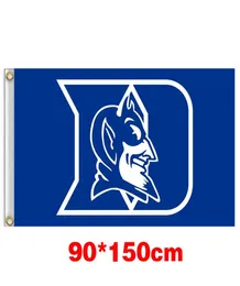 Duke Blue Devils University Grande Bandiera del College 150CM90CM 3X5FT Poliestere Personalizzato Qualsiasi Banner Bandiera sportiva che vola in casa giardino outdo8533923