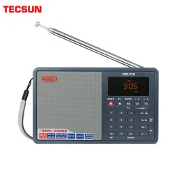 Плееры Tecsun Icr110 Радио FM/AM Mp3-плеер Диктофон для пожилых людей Цифровое аудио Портативный полупроводниковый звуковой ящик Поддержка Tf-карты Бесплатная доставка