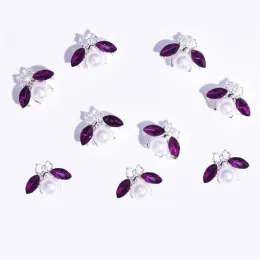 Kolyeler 100 PCS/Paket Tırnak Sanatı Rhinestones Crystal Gems Taşlar Strass Kolye 3D Tırnak Dekorasyonları Takı Arılar Tasarım Manikür Malzemeleri