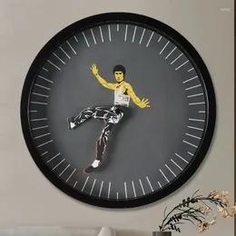 Wall Clocks Clock Bruce Decorative Circular Lee Personalized Silent Home