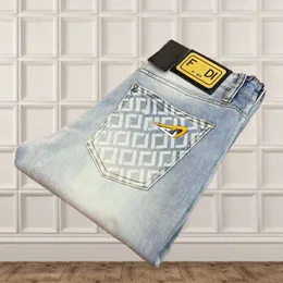 Summers män jeans designer jeans mens mode ögonbrev broderade grafiska denimbyxor avslappnad lös plusstorlek rak byxor