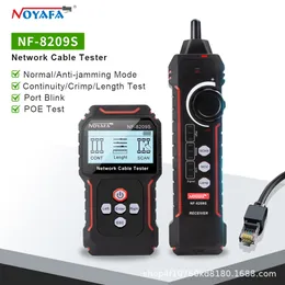 Noyafa NF-8209S versão em inglês localizador de linha testador de cabo de rede Poe testador de cabo de rede