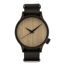 أزياء غير رسمية Wooden Wooden Watch Men و Women's Bamboo Luxury Men Business Quartz Wristwatches Clock250d