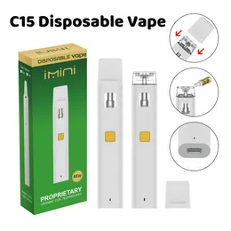 1ml / 2ml Vapes vazios Pens descartáveis VAPE PREATIVO DO Modo de partida kits de partida D8 D9 D10 PODS 300mAH HHC Vape