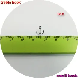 Accessoires 2023New Treble Fishing Hooks Super Small Hook Quantily: 200pcs/Los Stachelhaken hohe Kohlenstoffstahl Höhenhaken