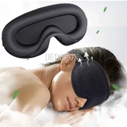 Sömmasker 3D Sömnmaskögonskål Blockera Light Sleeping Aid Eyepatch Sleep Mask för ögonskydd ögonbulle tupplur REAPL SLAAPMASK