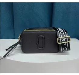 designer camera Single Shoulder crossbody bags Letter Small handbag Women Luxury Texture Wide Strap M Fashion Messenger camera bag black purse Coin Purses