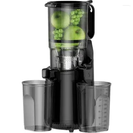 Juicers Cold Press Juicer Amumu Slow Masticating Machines med 5,3 "Extra Large Feed Chute Fit hela frukt Grönsaker Easy Clean