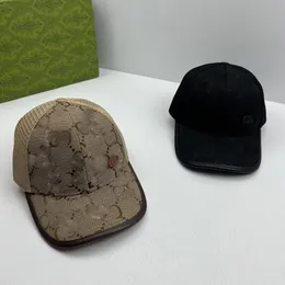 Cappello da secchiello di design da uomo di nuovo stile per uomo Donna Cappellino da baseball con lettera di marca 4 stagioni Sport estivi di lusso regolabili Cappelli da baseball marroni Cappellini da sole vincolanti