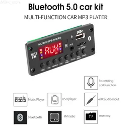 Zestaw samochodowy Bluetooth 2*25W 7-15V 50W Wzmacniacz samochód MP3 Player Dekoder Board Bluetooth 5.0 USB Moduł nagrywania HandsFree Wsparcie FM Aux Recordersl2402