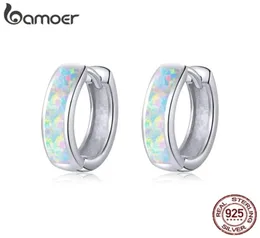 REAL 925 Sterling Silver Minimalist Hoop Earrings for Women Ear Circle Hoops Brincos Engagement Statement Smycken SCE861 2201082835407