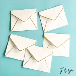 Envelopes 100pcs Vintage Retro Colored Blank Pearl Paper Envelopes Wedding Party Invitation Envelope Greeting Cards Gift 10x8cm