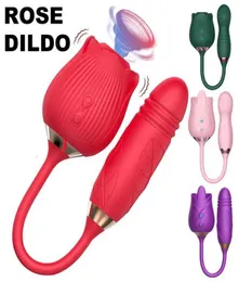 Sexspielzeug-Massagegerät OEM-weibliches Silikon-Klitoris-Saugen-Nippel-Stimulator und Sauger-Erwachsener-Vibrator-Rose-Dildo für Frauen-Vagina3600448