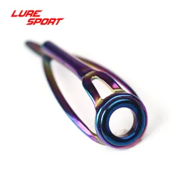 Удочки LureSport, 5 шт., верхняя направляющая, направляющая в радужной рамке, синее кольцо, ремонт удочки, строительные компоненты, аксессуары для ремонта своими руками