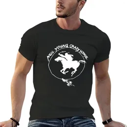 Erkek Polos Bine Bir At Young T-Shirt Yaz Üstleri Giyim Tişörtleri