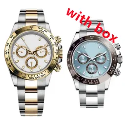 Ceramic Tona Watches For Men Ice Blue Mechanical Designer Watch Business Formal Orologio Di Lusso Casual All Subdials Work Luxury Watch Paul Newman BP Factory XB04 B4