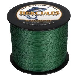 Lines Hercules 12 Strands Braided Fishing Line Multifilament 10420LB Super Pe Perch Lure 100M 2000M Fishing Gifts for Men Supplies