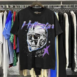 T-Shirts Erkek Kollu Tee Moda Markası Hellstar Özet Vücut Niki Tech Erkekler Kadın Yüksek Kaliteli Sokak Giyim Hip Hop T Shirt Hell Star Hellstar Kısa Boy 60
