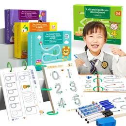 Kinder Montessori Zeichnung Spielzeug Stift Control Training Farbe Form Mathematik Spiel Spiel Set Kleinkind Lernaktivitäten Pädagogische 240223