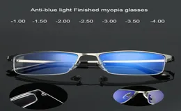 Fashion Sunglasses Frames Near Short Sighted Distance Glasses Myopia Half Frame Alloy Blue Light Blocking Computer Business For Me8964537