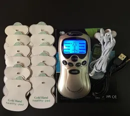 Sjukvårdselektriska tiotal Akupunktur Full kroppsmassager Digital terapimaskin 12 Kuddar för bakre nacke Amy Ben 202W9160271