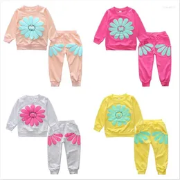 Clothing Sets 1-4T Baby Girls Set Winter Fashion Summer Children Clothes Kids Toddler Sport Suit Cotton Tracksuit