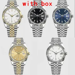 Mens Womens Watch Luminous Designer Watches High End 36/41mm Datejust Stainless Steel Strap Orologio 28/31mm 이동 시계 자동 126300 XB03 B4