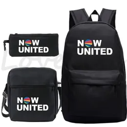 Sırt çantası mochila şimdi United baskılar 3 adet gençler için set sırt çantası kitap çantası kızlar erkekler okul çantaları seyahat et çipleri günlük sırt çantası242i