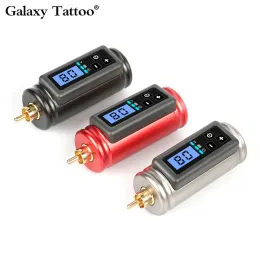 Alimentatore per tatuaggio wireless per medicina Batteria Hine Mini cavo Typec Ricarica rapida Jack Rca / CC funzionante 10 ore Schermo LCD digitale