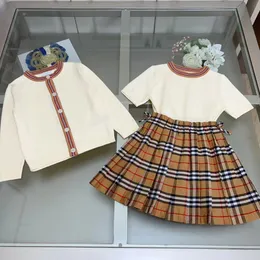 Vestido infantil feminino, roupas de cor bege, designer, vestidos de casamento com flores, 90-160 cm, material de algodão 2024