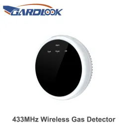 Detektor Gardlook Wireless LPG Gas Läckage Naturlig brännbar detektor 433MHz Gasläcksensor Alarm för hemsäkerhetslarmsystem