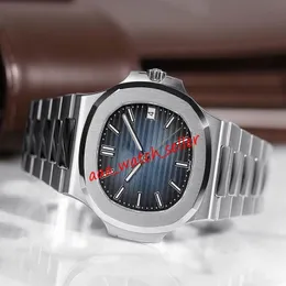U1 Verison 18 estilos de relógios masculinos de luxo 40mm 5711 5711R 5711a Sapphire Gravado Mecânico Movimento Automático Designer Esporte Wirs250z