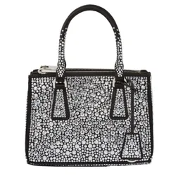 Designer Black Reedition Duchesse Imitation Crystal Liten Tote Bag
