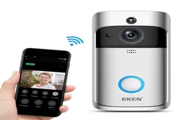 Eken V5 wireless visual doorbell Intelligent doorbell voice intercom video surveillance doorbell infrared cat eye231i1515553